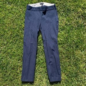 Jcrew blue stretchy work pants